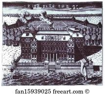 1717 Art Print - View Of A. Menshikov's Palace On Vasilievsky Island