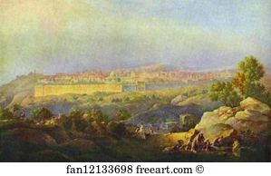 Omsk Art Print - View Of Jerusalem
