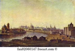 1810s Art Print - View Of Moscow