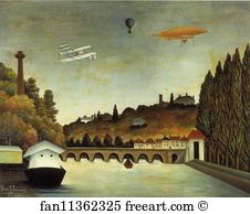 Sèvres Art Print - View Of The Bridge Sèvres