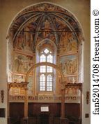 San Francesco Art Print - View Of The Main Apsidal Chapel