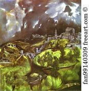 Toledo Art Print - View Of Toledo