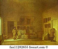 Old House Art Print - Viewing An Old House