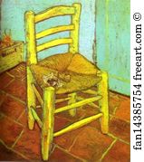 Pipe Art Print - Vincent's Chair With Pipe