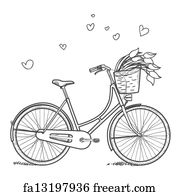 Free art print of Vintage bicycle. Vintage bicycle on the field with a