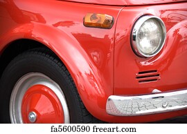 Free art print of Vintage Car. Part of a vintage motorcar. | FreeArt