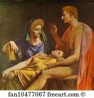 Octavia Art Print - Virgil Reading The Aeneid To Augustus, Octavia, And Livia