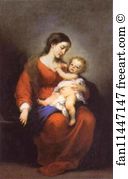 Oil On Canvas The Metropolitan Museum Of Art Art Print - Virgin And Child