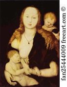 40 Art Print - Virgin And Child