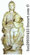 Virgin And Child Art Print - Virgin And Child