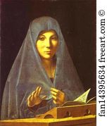 Virgin Annunciate Art Print - Virgin Annunciate