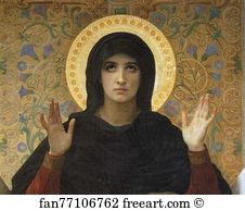 Virgin Of Consolation Art Print - Virgin Of Consolation. Detail