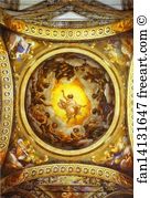1520 1524 Fresco San Giovanni Evangelista Art Print - Vision Of St. John The Evangelist