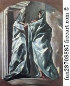 Library Art Print - Visitation
