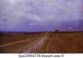 1892 Oil On Canvas The Tretyakov Gallery Art Print - Vladimirka Road