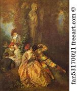 Antoine Art Print - Voulez-Vous Triompher Des Belles?