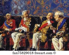 1904 Oil On Canvas The Saratov Art Museum Art Print - Waiting For A Hearing. Detail