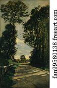 Farming Art Print - Walk (Road Of The Farm Saint-Siméon)