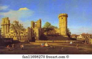 Warwick Art Print - Warwick Castle: The East Front