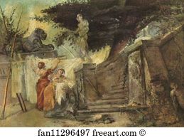 Picardie Art Print - Washerwomen