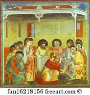 Wash Art Print - Washing Of The Feet