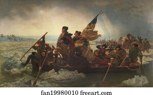  Art Print - Washington Crossing The Delaware
