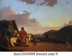 Watch Art Print - Watching The Cargo