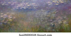 Lilies Art Print - Water Lilies