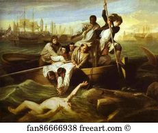 1778 Art Print - Watson And The Shark