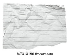 Free art print of White crumpled note paper. Close up of a crumpled ...