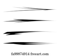 Free art print of Wiggle, wobble squiggly lines, stripes divider set ...