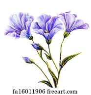 Free art print of Wildflowers. Watercolor painting. | FreeArt | fa16011904