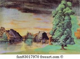 Mill Art Print - Willow Mill