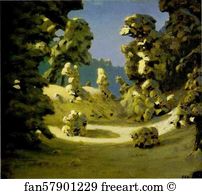 Frost Art Print - Winter. Sunlight On The Hoar-Frost