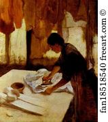 Art Gallery Art Print - Woman Ironing