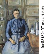 Woman Art Print - Woman With A Coffeepot