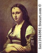 Woman With A Pearl Art Print - Woman With A Pearl