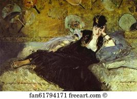 Fan Art Print - Woman With Fans (Nina De Callias)
