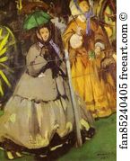 Cincinnati Art Print - Women At The Races