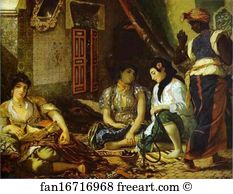 Apartments Art Print - Women Of Algiers In Their Apartment