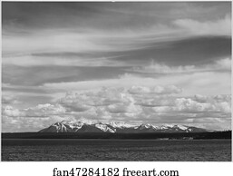 Mt Art Print - Yellowstone Lake, Mt. Sheridan, Yellowstone National Park, Wyoming. Photographs Of National Parks And Monuments, Compiled 1941 - 1942, Documenting The Period Ca. 1933 - 1942.