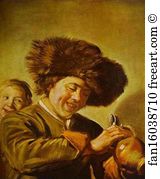 Frans Art Print - Young Man With A Jug Of Beer