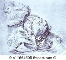 Kneeling Art Print - Young Woman Kneeling