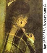 Veil Art Print - Young Woman With A Veil