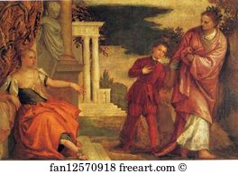 153 Art Print - Youth Between Virture And Vice