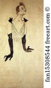 Curtain Art Print - Yvette Guilbert Taking A Curtain Call