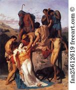 Zenobia Art Print - Zenobia Found By Shepherds On The Banks Of The Araxes